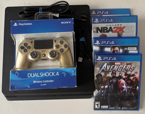 Sony ps4 slim console gold - sony,